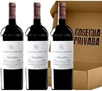 Pago de los Capellanes - Envío 24 H - Ribera del Duero - Caja Regalo Vino - Seleccionado Cosecha Privada (3 x Botella 75 apellanes Crianza)