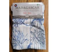 Pago Poco Mantel rectangular antimanchas, diseño de mar, coral y peces azules con estrella marina, 100% impermeable, no necesita planchado (140 x 230 cm)