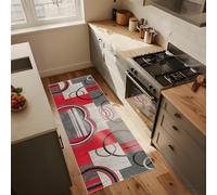 PaGuvFng Alfombra de Pasillo Lavable Antideslizante Alfombra Pasillo Entrada Felpudo Pasillo Larga Alfombra Hall Entrada Alfombra Cocina Lavable Antideslizante 60 x 80 cm