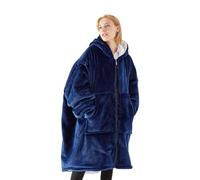 Pahajim Sudaderas Mujer con Capucha Oversize Batamanta Invierno Manta de Franela con Capucha Suave y Cómodo Batamanta Mujer para Sdultos, Hombres, Mujeres y Adolescentes