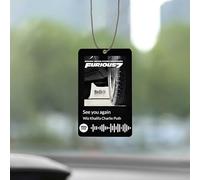 Pahdecor NFC - Colgante para colgar en el coche, música Spotify personalizada, reproductor de arte de canciones, foto de momentos especiales personalizables, decoración de ambientador de coche,