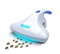 PAHION Aspiradora UV Antiácaros para El Hogar, Chinches, Ácaros, Colector De Polvo con Filtración Y Esterilización De Alta Eficacia HEPA para Cojines, Aspiradora para Sofás Cama.