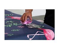 PAHION Cubrecolchón Impermeable Bolsillo Profundo 30cm Suave Cepillado Microfibra Estampado Fácil Cuidado Antideslizante para Individual Doble King Twin Full Queen