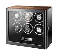 PAHION Enrollador De Relojes para Relojes Automáticos con Motor Japonés Súper Silencioso para 2, 4, 6 O 9 Relojes para Reloje De Pulsera De Hombre Y Mujer Caja Expositora