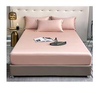 PAHION Sábana Ajustable 100s Tencel Lyocell Queen Size Refrescante Suave Sedoso Tejido Satén Bolsillo 30cm Profundo 1 Pieza Solo Sin Funda De Almohada Disponible Twin X-Long Twin Full King Cal King