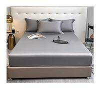 PAHION Sábana Ajustable 100s Tencel Lyocell Queen Size Refrescante Suave Sedoso Tejido Satén Bolsillo 30cm Profundo 1 Pieza Solo Sin Funda De Almohada Disponible Twin X-Long Twin Full King Cal King