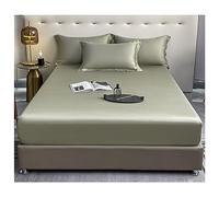 PAHION Sábana Ajustable 100s Tencel Lyocell Queen Size Refrescante Suave Sedoso Tejido Satén Bolsillo 30cm Profundo 1 Pieza Solo Sin Funda De Almohada Disponible Twin X-Long Twin Full King Cal King