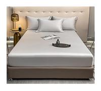 PAHION Sábana Ajustable 100s Tencel Lyocell Queen Size Refrescante Suave Sedoso Tejido Satén Bolsillo 30cm Profundo 1 Pieza Solo Sin Funda De Almohada Disponible Twin X-Long Twin Full King Cal King