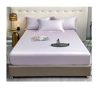 PAHION Sábana Ajustable 100s Tencel Lyocell Queen Size Refrescante Suave Sedoso Tejido Satén Bolsillo 30cm Profundo 1 Pieza Solo Sin Funda De Almohada Disponible Twin X-Long Twin Full King Cal King