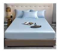 PAHION Sábana Ajustable 100s Tencel Lyocell Queen Size Refrescante Suave Sedoso Tejido Satén Bolsillo 30cm Profundo 1 Pieza Solo Sin Funda De Almohada Disponible Twin X-Long Twin Full King Cal King
