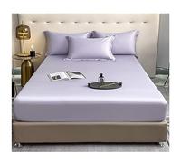 PAHION Sábana Ajustable 100s Tencel Lyocell Queen Size Refrescante Suave Sedoso Tejido Satén Bolsillo 30cm Profundo 1 Pieza Solo Sin Funda De Almohada Disponible Twin X-Long Twin Full King Cal King