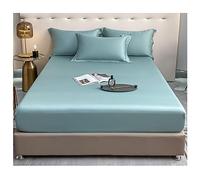 PAHION Sábana Ajustable 100s Tencel Lyocell Queen Size Refrescante Suave Sedoso Tejido Satén Bolsillo 30cm Profundo 1 Pieza Solo Sin Funda De Almohada Disponible Twin X-Long Twin Full King Cal King