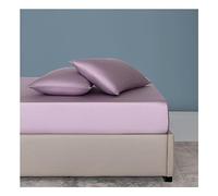 PAHION Sábana Ajustable 60S Lenzing Tencel Ice Silk Solo Tejido Satinado Sedoso Refrescante Verano Suave Transpirable Cubierta Colchón Bolsillo Profundo 25cm 30cm Twin Queen King 1 Pieza