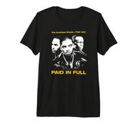 Paid in Full Black and White Poster American Dream Movie Camiseta Premium
