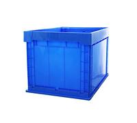 PAIDE P Cajas de Almacenamiento Plástico Plegable Norma Europea. Contenedor Apilable Adaptable a Pallet o Cadena de Producción. Caja Plástico Almacenaje con Pared Nervada. (60x40x40)