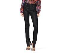PAIGE Constance Skinny Black Fog Luxe Coating Talla: W24 | Pantalones de Cuero Outlet | Mujer | Negro