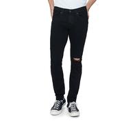 PAIGE Croft Black Shadow Destructed Talla: W30 | Vaqueros Pitillo Outlet | Hombre | Negro