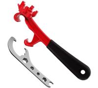 Pail And Paint Can Opener Wrench Set, 2-Piece Heavy Duty Bucket Lid Remover Tool With Ergonomic Grip, Featuring A Precision Edge Lifting Mechanism, Made Of Aluminum Alloy Material