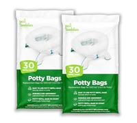 Pail Buddies 60 bolsas de repuesto para orinal: bolsas absorbentes y desechables compatibles con OXO Tot 2 en 1 Go Potty | Bolsas fuertes y a prueba de fugas que funcionan con la mayoría de orinales