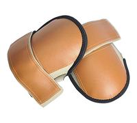 PAILON Rodilleras de Cabeza de Cuero súper Suave, Rodilleras Profesionales, con Correa de Velcro única y cómodo cojín de Gel para construcción, Pisos, mosaicos, plomería y más (1 par)