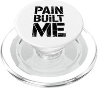 Pain Built me Frase Motivacional Aspecto Usado PopSockets PopGrip para MagSafe