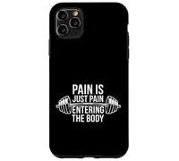 Pain Is Just Pain Entering The Body Carrocero -------- Carcasa para iPhone 11 Pro Max