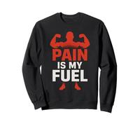 Pain is my Fuel - Ropa de Gimnasio Motivacional Sudadera