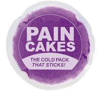 Paincakes Reutilizable, se adhiere al cuerpo, paquete frío redondo, 5 pulgadas, grande, morado, bolsa de hielo adhesiva corporal para terapia de frío específica, perfecta para lesiones y áreas