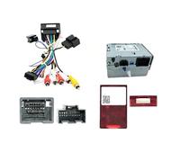 Painel estéreo carro Para Citroen Para ONIX 11-13 Fascias 9 Pulgadas Adaptador Conexión Audio Panel MP5 Reproductor Estéreo Embellecedor Marco Tablero(CANBUS and Cable)