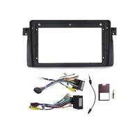 Painel estéreo carro Para E46 Para M3 318/320/325/330/335 Kit Panel Ajuste Tablero Radio Marco DVD Coche Decodificador Caja Adaptadora Fascia