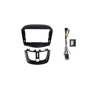 Painel estéreo carro Para Peugeot 207 Para 207CC 9 Pulgadas Coche Fascia Adaptador De Conexión Audio Kits Panel Navegación Marco DVD Tablero(Frame Wire)