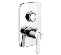 Paini GAIA691 Gaia 691-Grifo Mezclador Monomando empotrable, Acabados cromados y Brillantes, Ducha empotrada con desviador