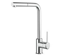Paini Grifo de cocina AM10023CR - Monomando - Monomando con grifo extraíble - cromado