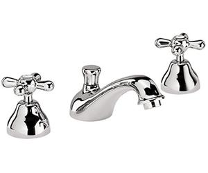 Paini Liberty CR211 - Juego de grifería para lavabo con 3 orificios y desagüe automático de 1" 1/4.