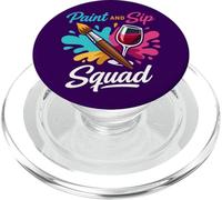Paint and Sip Squad - Artistic Painting Party PopSockets PopGrip para MagSafe