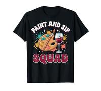 Paint and Sip Squad Camiseta