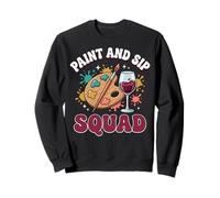Paint and Sip Squad Sudadera