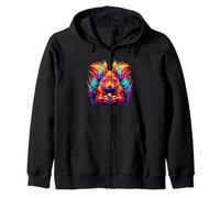 Paint Art Ardilla roja Ardillas Sudadera con Capucha