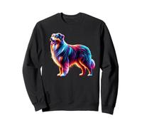 Paint Art Australian Shepherd Aussie Dog Sudadera
