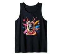 Paint Art Belgian Malinois Belgian Shepherd Mally Camiseta sin Mangas
