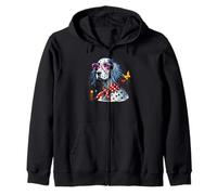 Paint Art English Setter Painter Artist Sudadera con Capucha