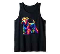 Paint Art Glen Of Imaal Terrier Wicklow Terrier Camiseta sin Mangas