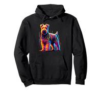 Paint Art Glen Of Imaal Terrier Wicklow Terrier Sudadera con Capucha