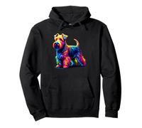 Paint Art Glen Of Imaal Terrier Wicklow Terrier Sudadera con Capucha