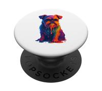 Paint Art Griffon Bruxellois Brussels Griffon PopSockets PopGrip Adhesivo