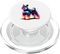 Paint Art Miniature Schnauzer PopSockets PopGrip para MagSafe