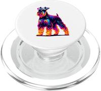 Paint Art Miniature Schnauzer PopSockets PopGrip para MagSafe