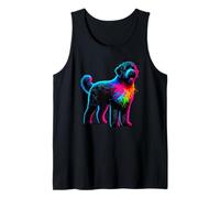 Paint Art Portuguese Water Dog Portie Camiseta sin Mangas