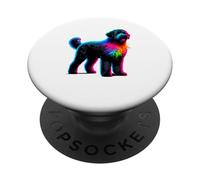 Paint Art Portuguese Water Dog Portie PopSockets PopGrip Adhesivo