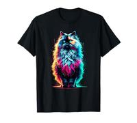 Paint Art Selkirk Rex Rexes Camiseta